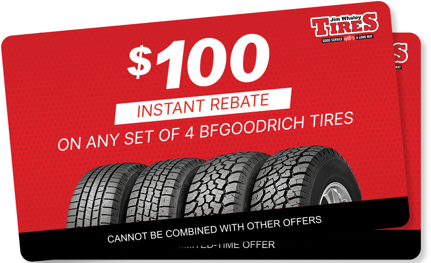 Tire rebate coupon
