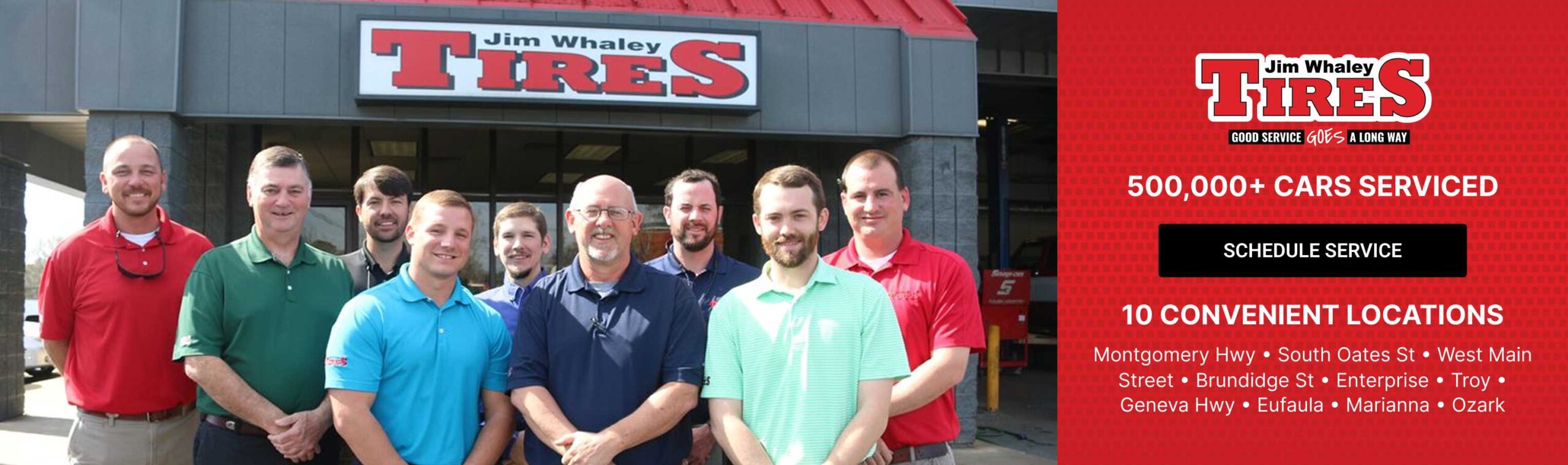 Jim Whaley serviced 500,000+ cars across 10 locations