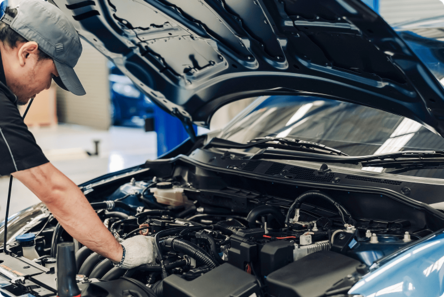 Mechanic Doing Engine Repair Repair