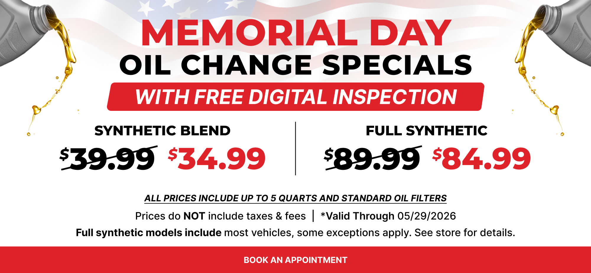 Oil Change Special