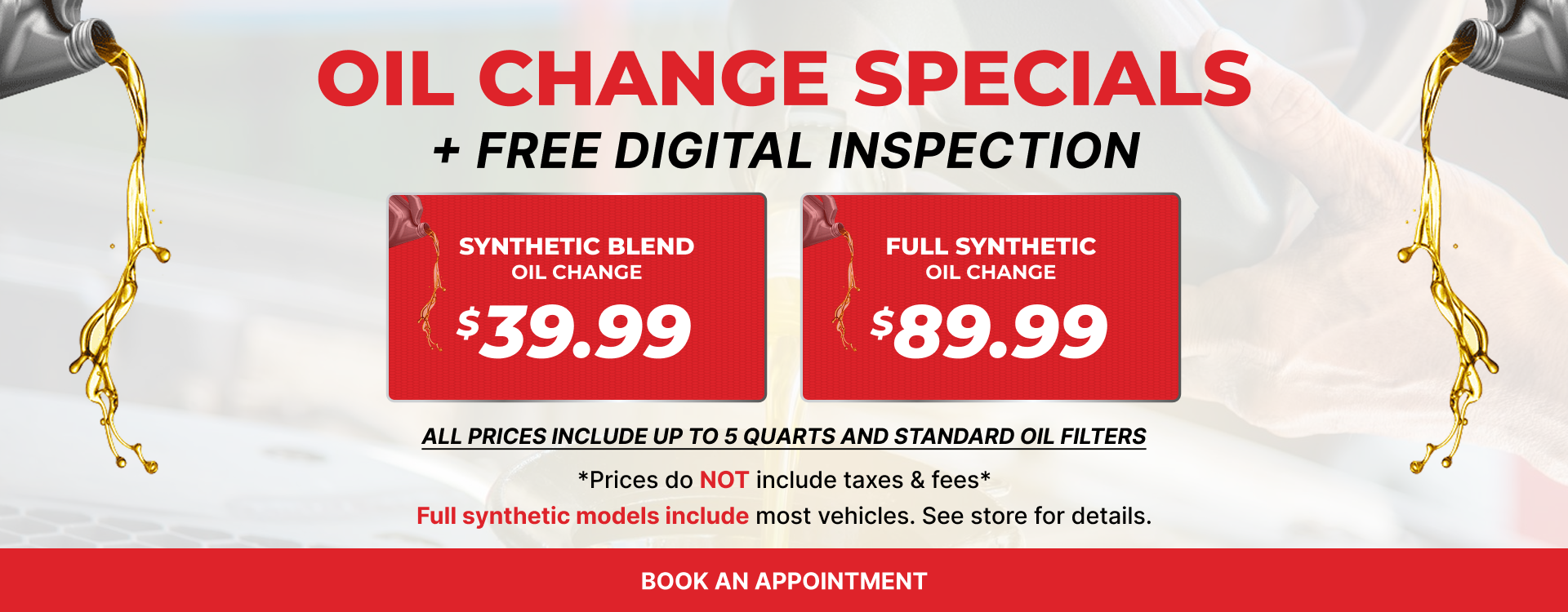 Oil Change Special