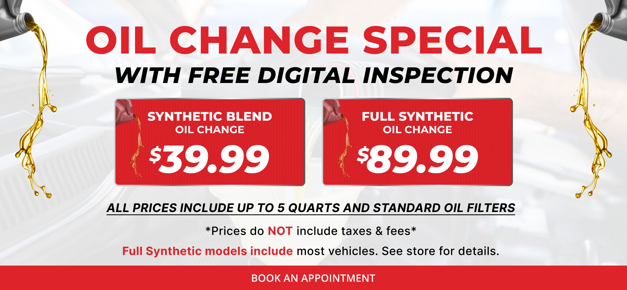 Oil Change Special