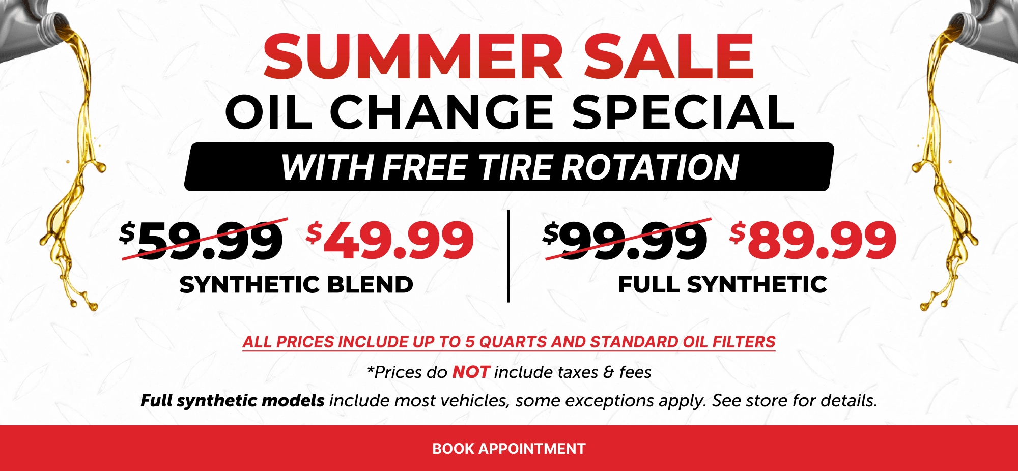 Oil Change Special