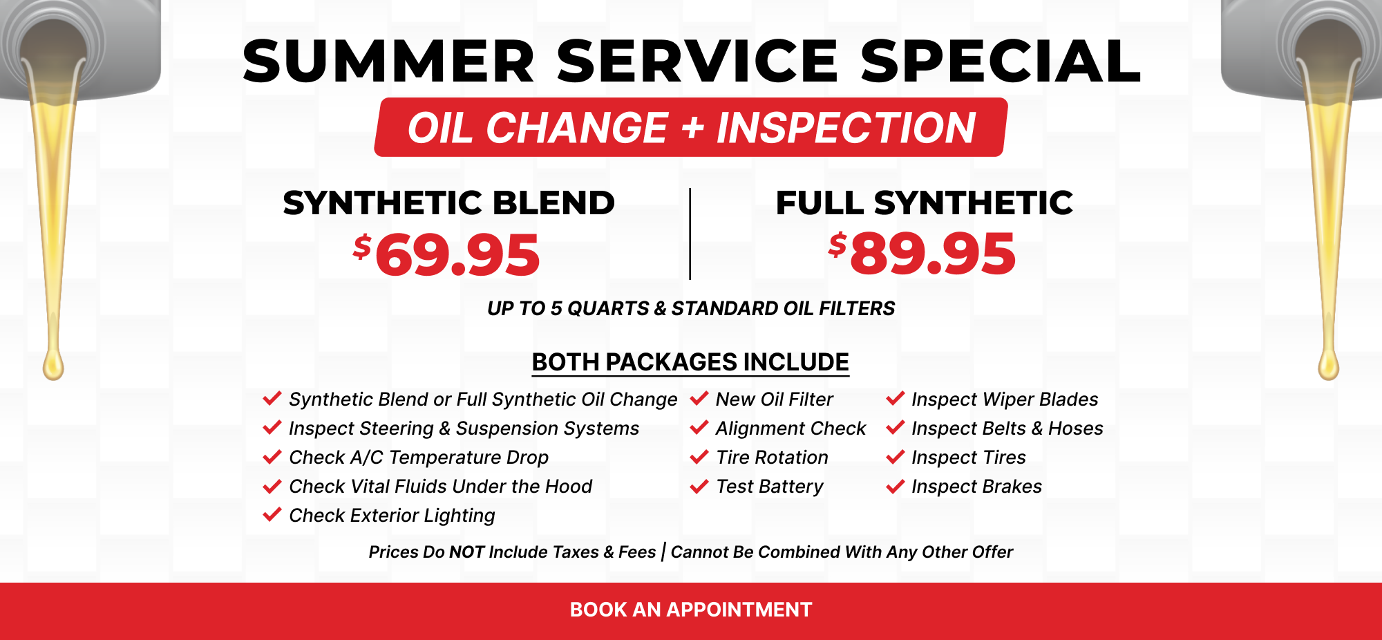 Oil Change Special