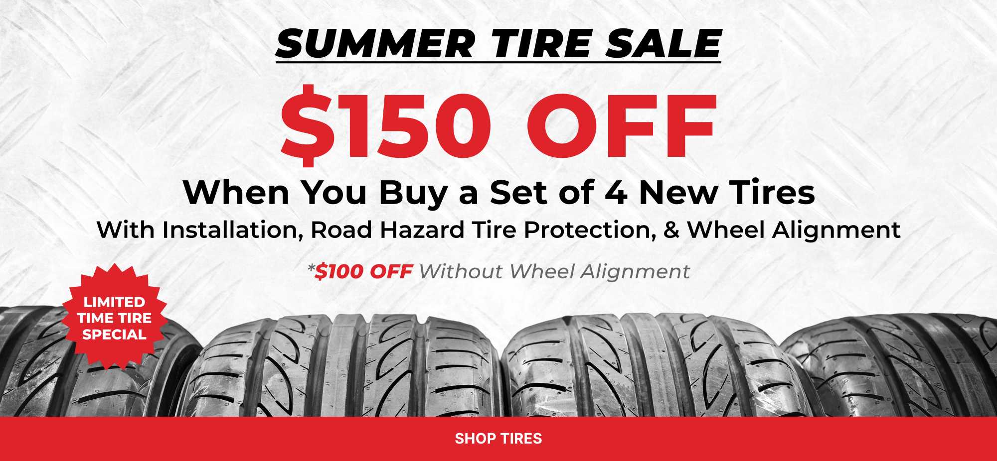 Summer tire sale