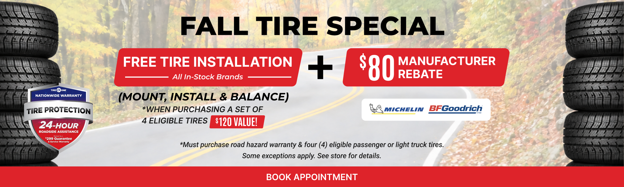 Michelin BFGoodrich Tire Rebate September 2026