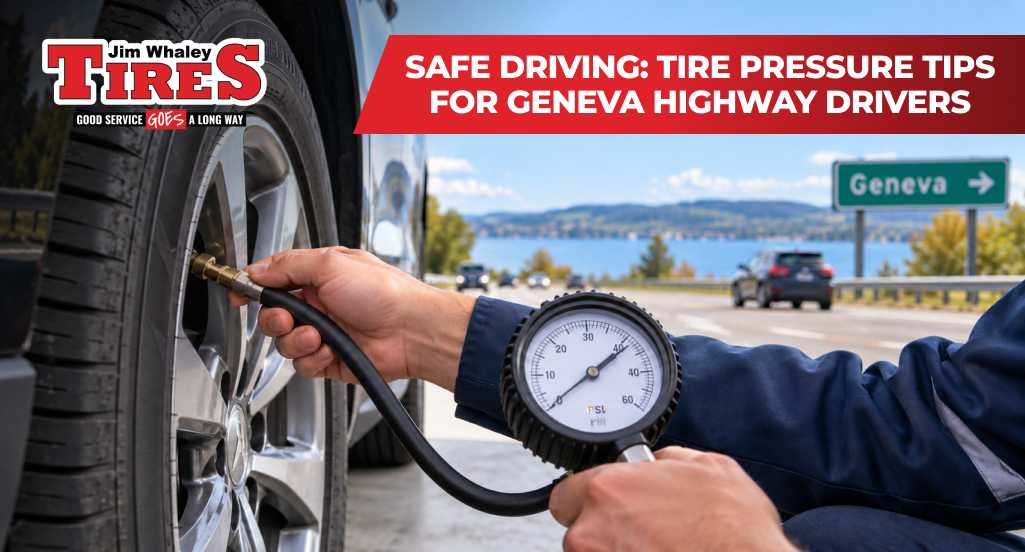 Safe Driving Tire Pressure Tips for Geneva Highway Drivers - Jim Whaley Tires Tire pressure tips for Geneva Highway drivers