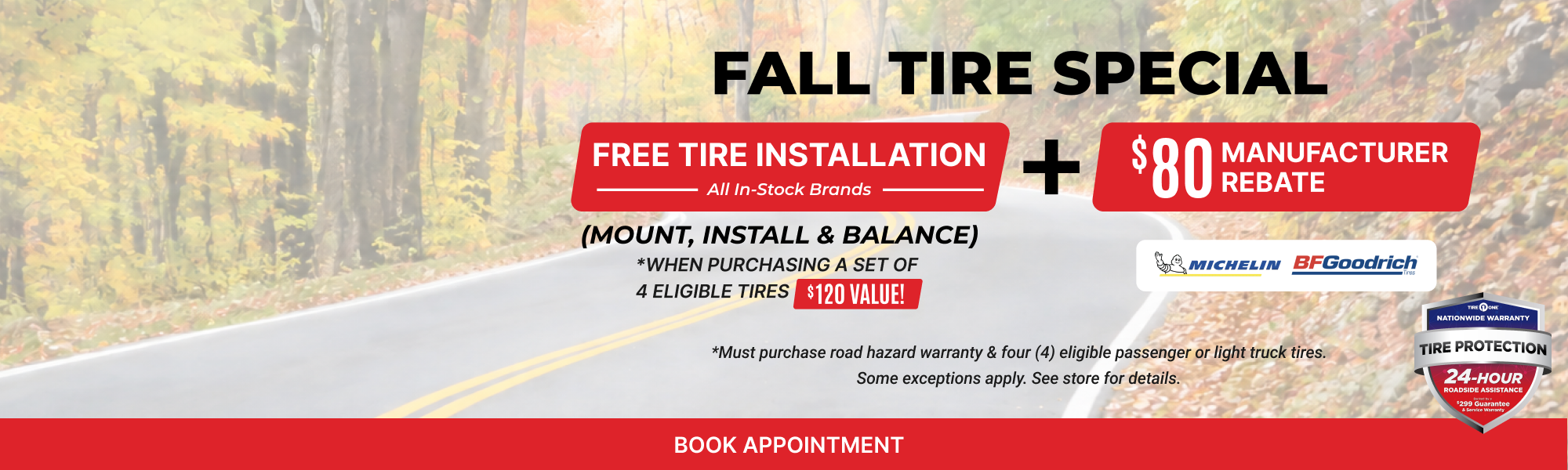 Michelin BFGoodrich Tire Rebate September 2026